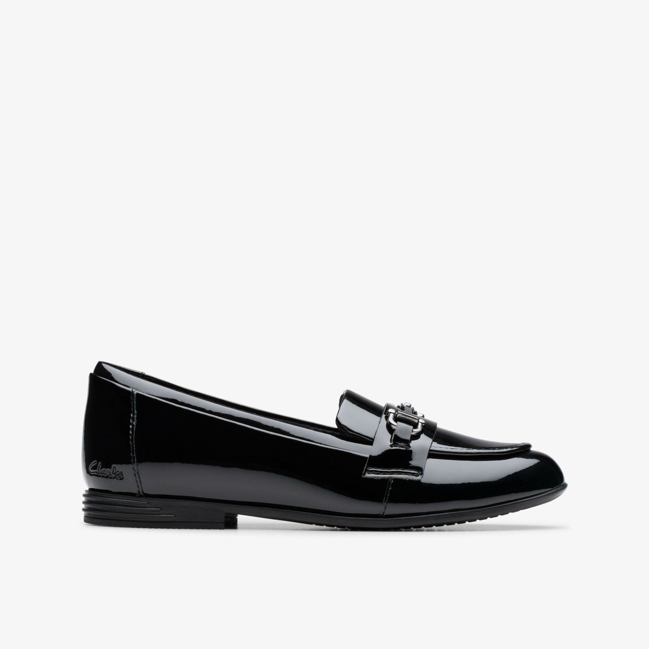 Finja Loafer Older Black Patent | Clarks US