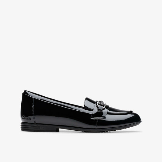 Finja Loafer Older Black Patent | Clarks US