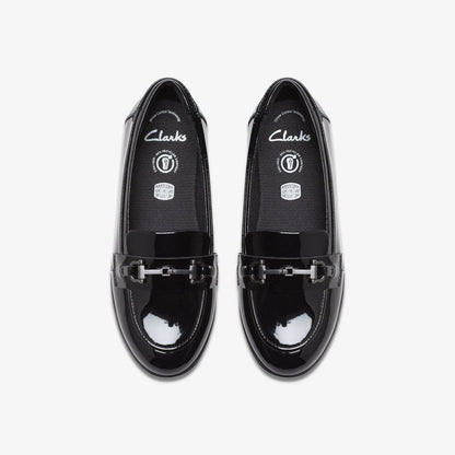 Finja Loafer Older Black Patent | Clarks US