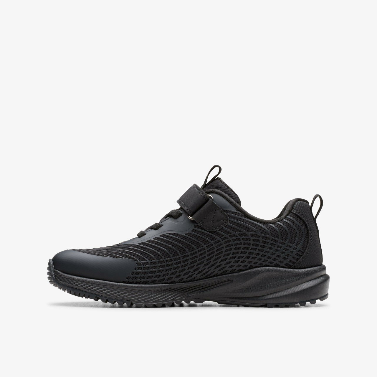 Deyes Dash Kid Black/Black | Clarks