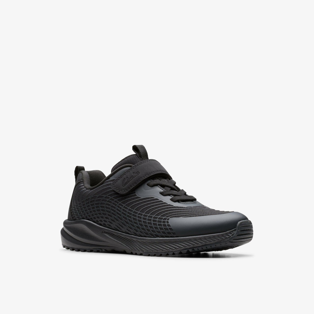 Deyes Dash Kid Black/Black | Clarks
