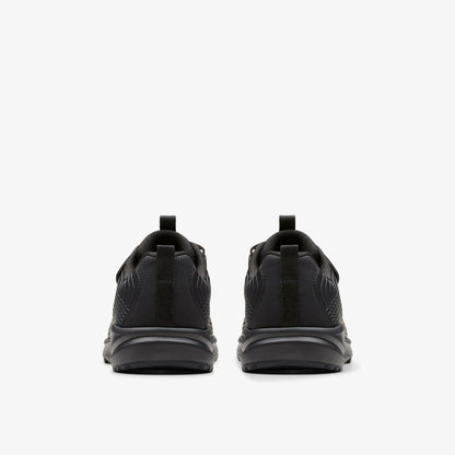 Deyes Dash Kid Black/Black | Clarks