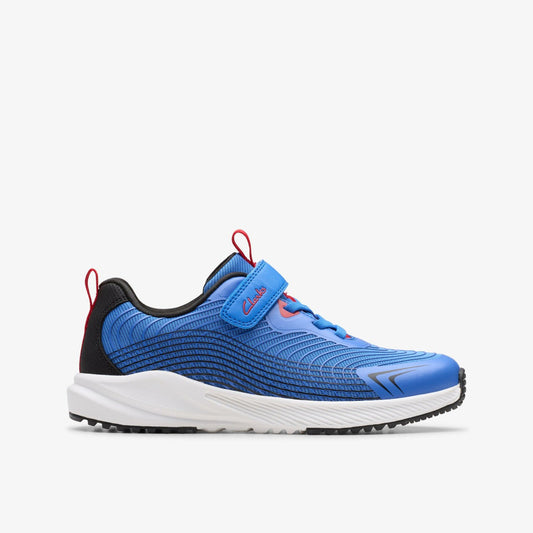 Deyes Dash Kid Blue Synthetic | Clarks Onsale