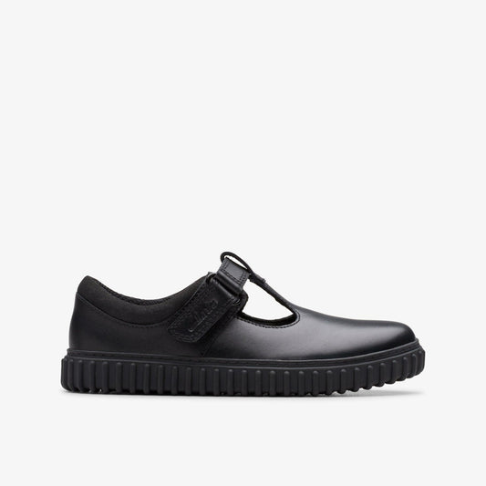 Cove Hope Kid Black Leather | Clarks Sale