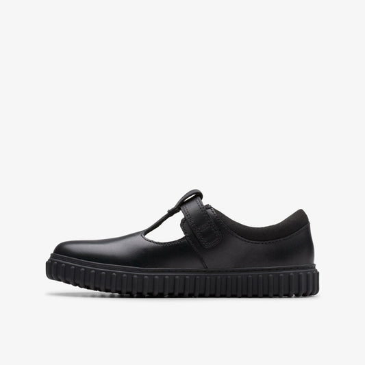 Cove Hope Kid Black Leather | Clarks Sale