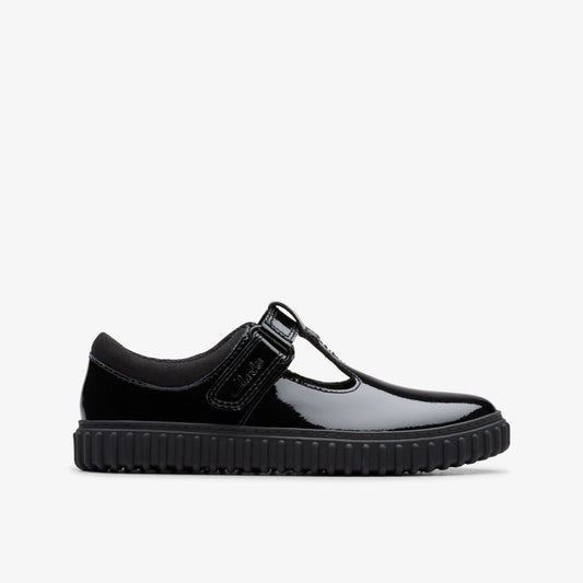 Cove Hope Kid Black Patent | Clarks Discount
