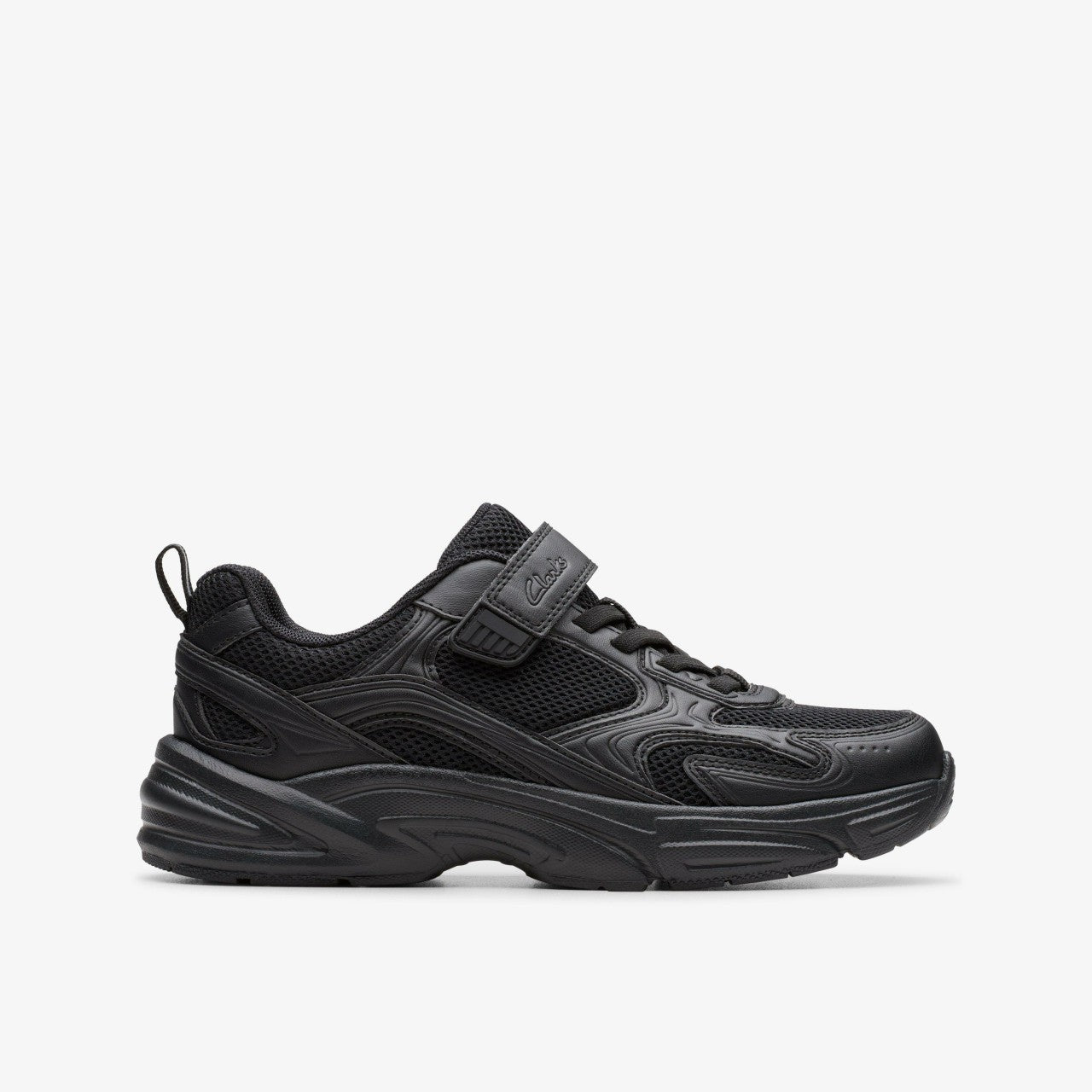 Crafton Move Kid Black | Clarks