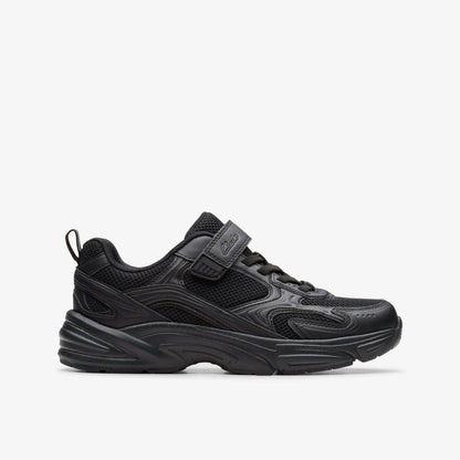 Crafton Move Kid Black | Clarks