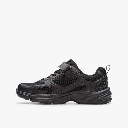 Crafton Move Kid Black | Clarks