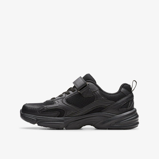 Crafton Move Kid Black | Clarks
