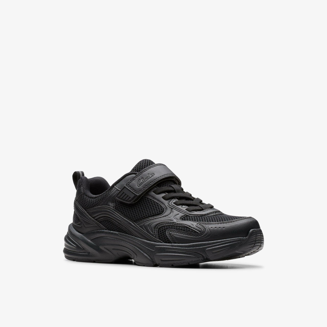Crafton Move Kid Black | Clarks