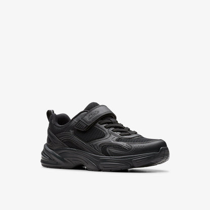 Crafton Move Kid Black | Clarks