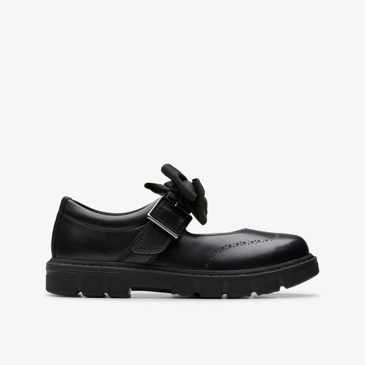 Lorcam Jane Kid Black Leather | Clarks Sale