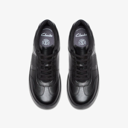 Disco Pace Youth Black Leather | Clarks Sale