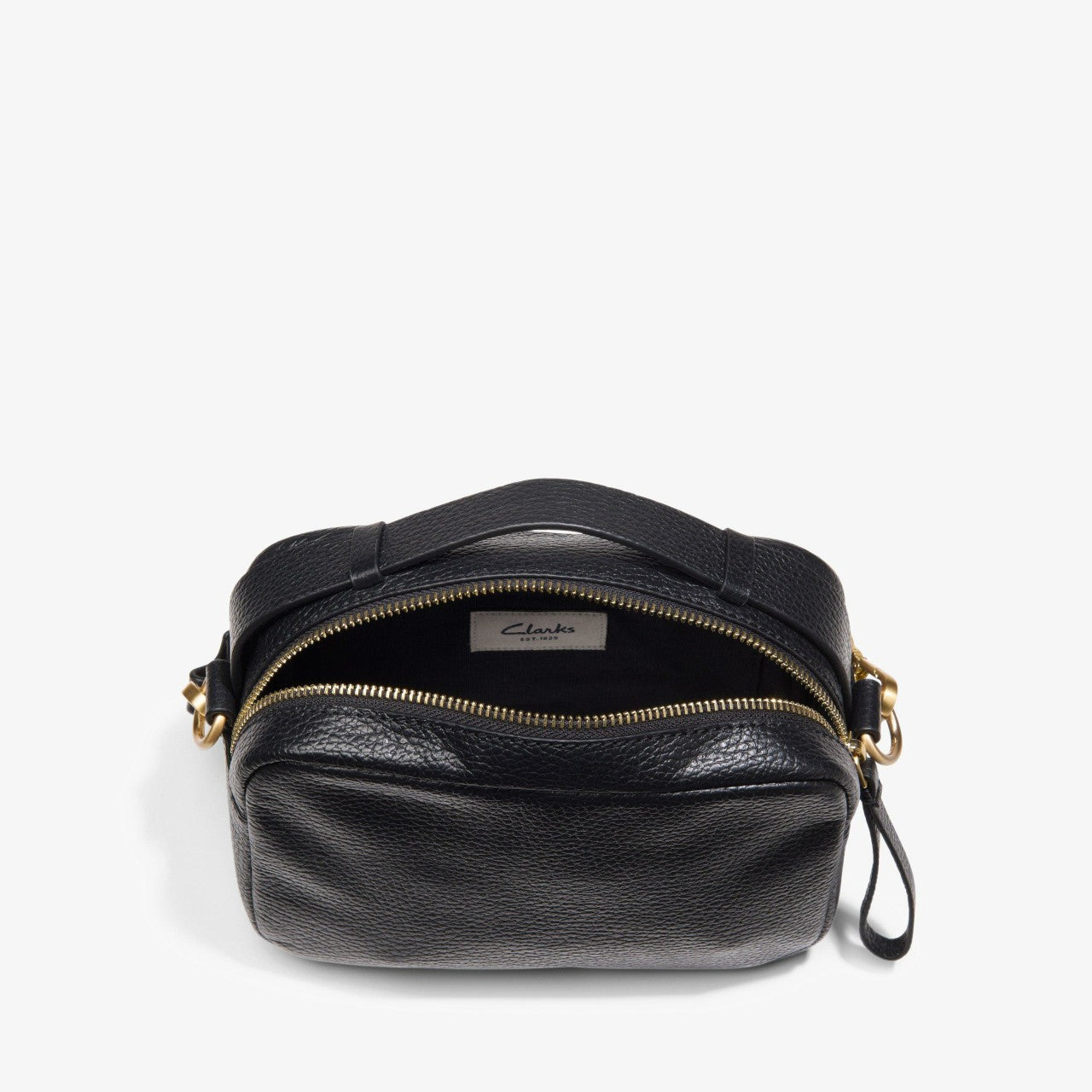 Camera Cross Black Leather | Clarks US