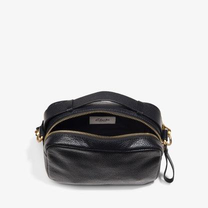 Camera Cross Black Leather | Clarks US