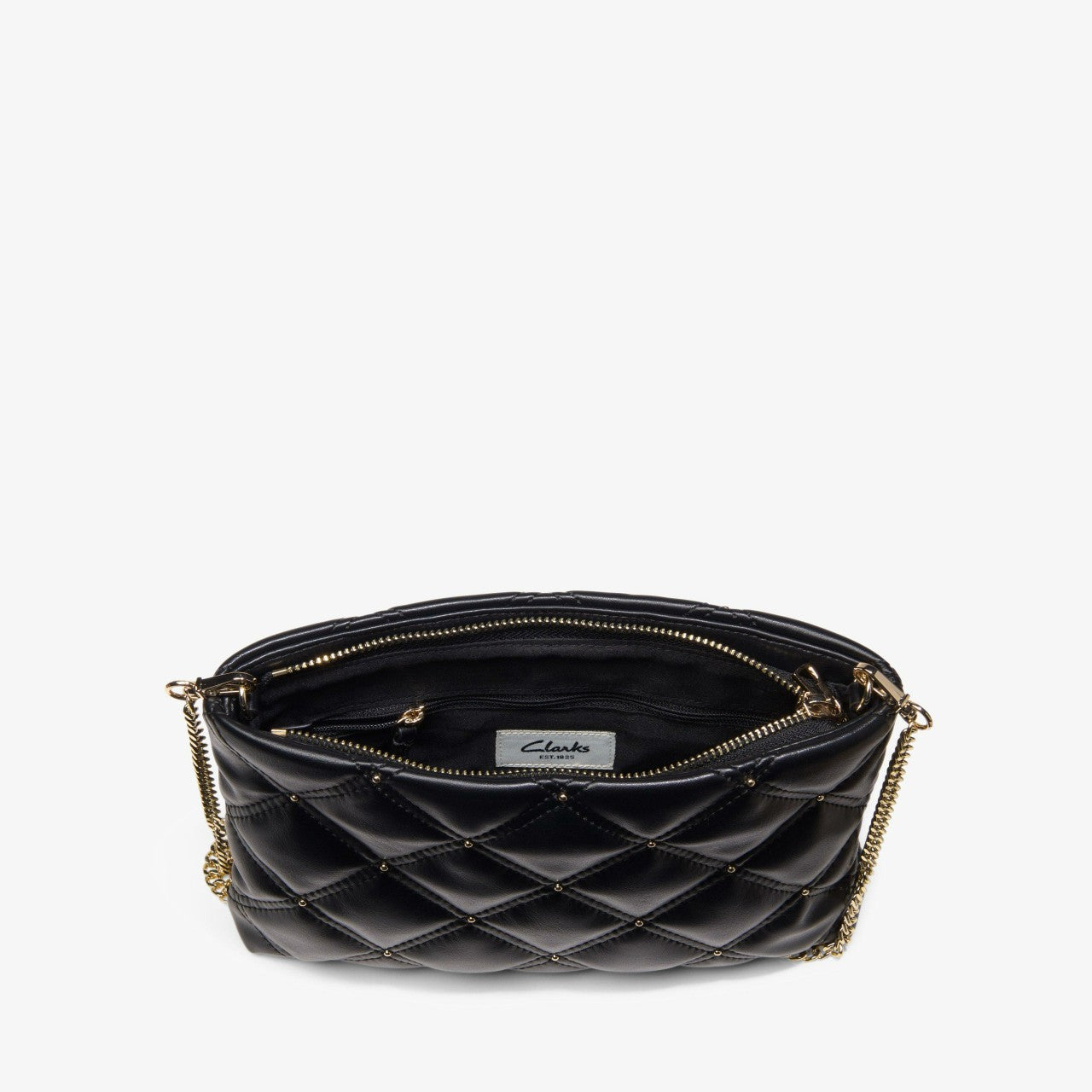 Dress Pouch Black Quilted | Clarks Discount