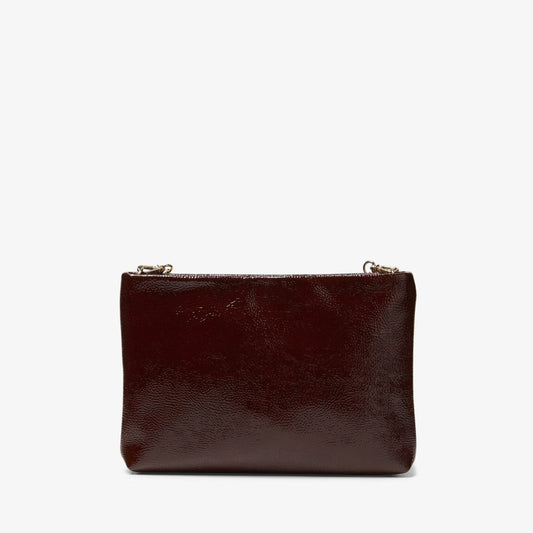 Dress Pouch Burgundy Patent | Clarks