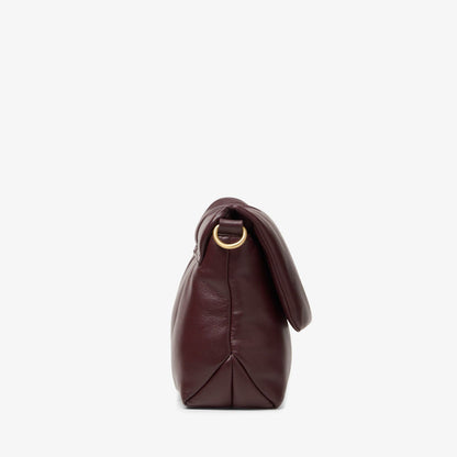 Puffy Crossbody Burgundy Leather | Clarks For Sale