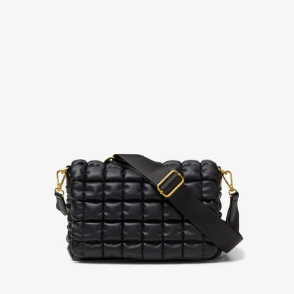 Quilted Cross Black | Clarks
