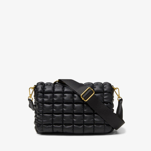 Quilted Cross Black | Clarks