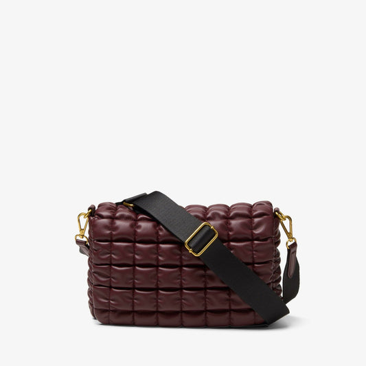 Quilted Cross Burgundy | Clarks US
