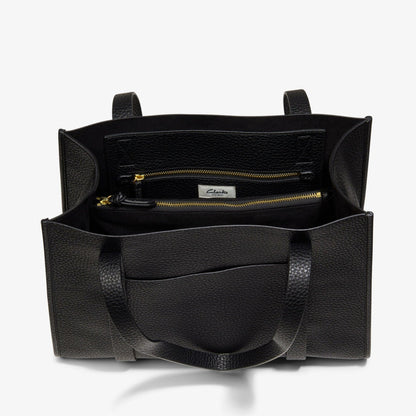 Shopper Tote Black | Clarks US