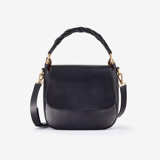 Twist Midi Black Leather | Clarks