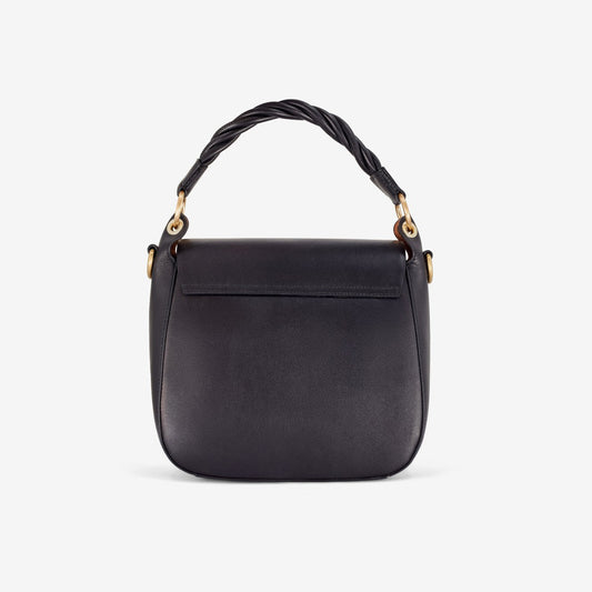 Twist Midi Black Leather | Clarks