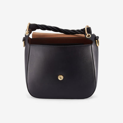 Twist Midi Black Leather | Clarks
