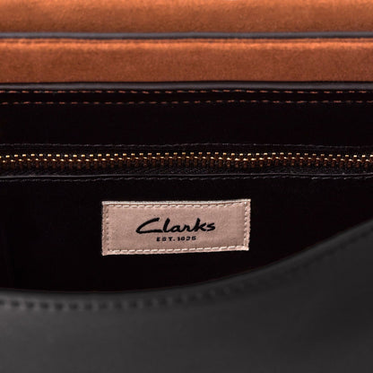 Twist Midi Black Leather | Clarks