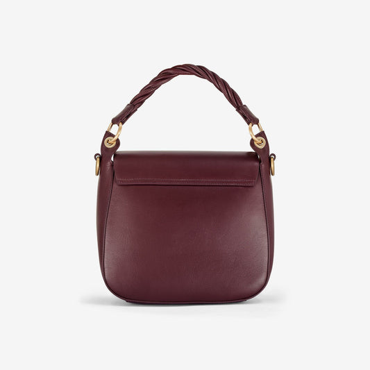 Twist Midi Burgundy Leather | Clarks US