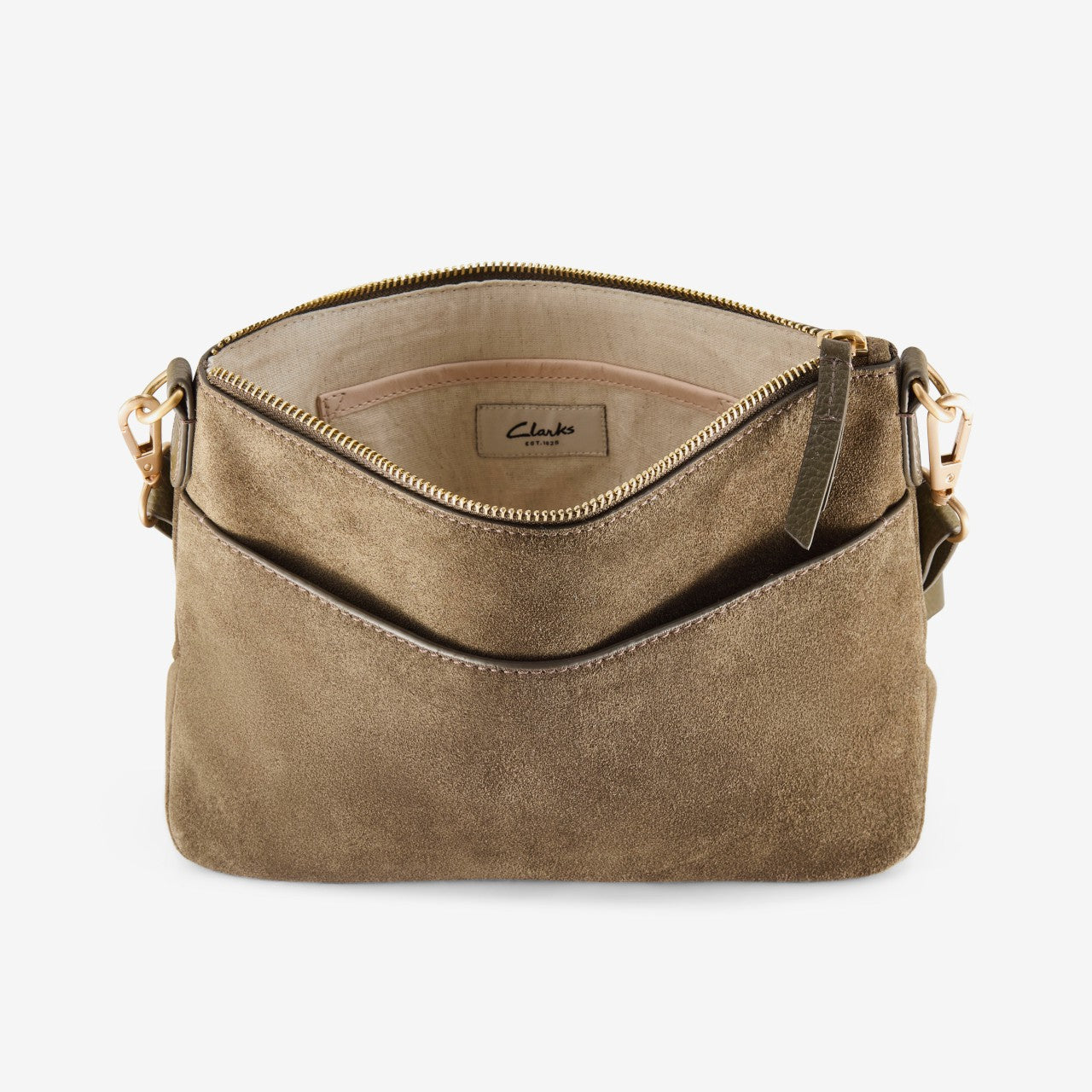 Willow Cross Olive Suede | Clarks Onsale