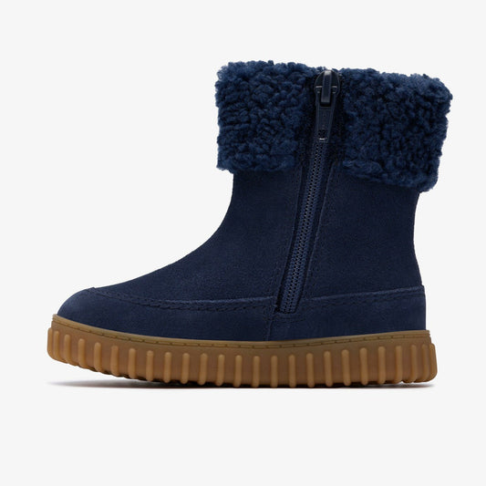 Cove Snug Toddler Navy Suede | Clarks Sale