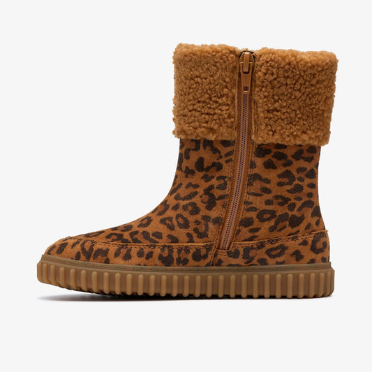 Cove Snug Kid Leopard Print | Clarks Discount