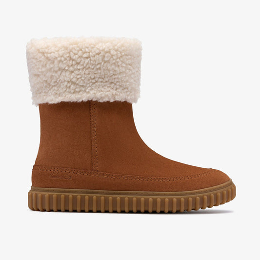 Cove Snug Kid Tan Suede | Clarks US