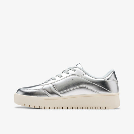 Barley Step Youth Silver Metallic | Clarks Discount