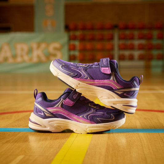 Crafton Move Kid Purple Combination | Clarks Onsale