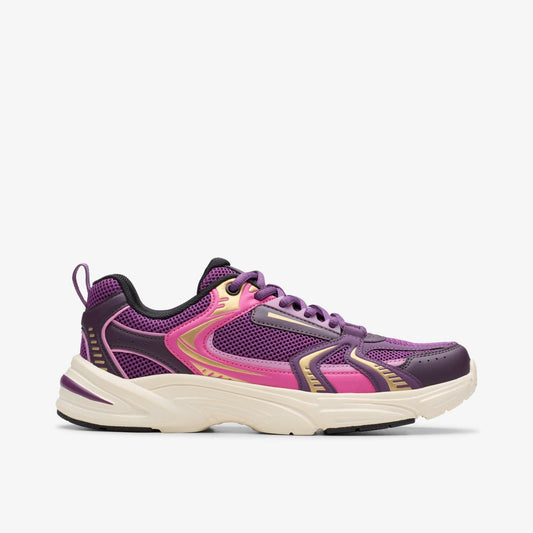 Crafton Move Youth Purple Combination | Clarks