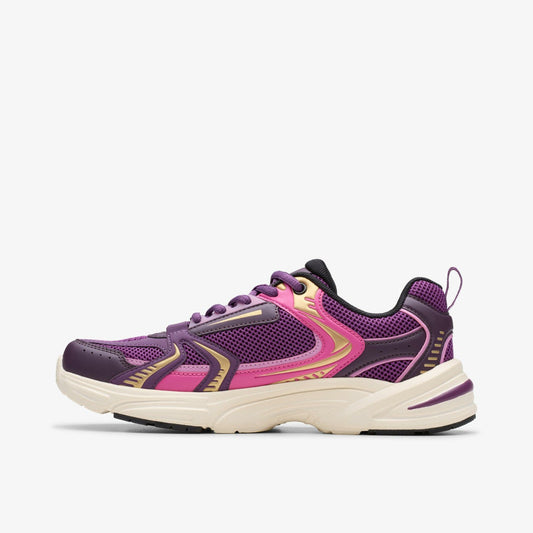 Crafton Move Youth Purple Combination | Clarks