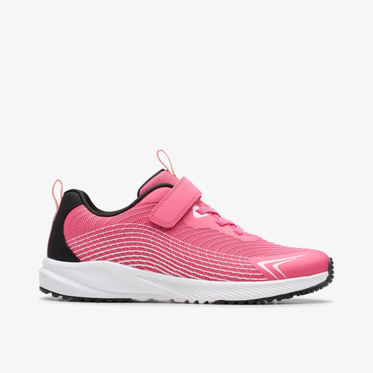Deyes Dash Youth Pink Synthetic | Clarks Discount