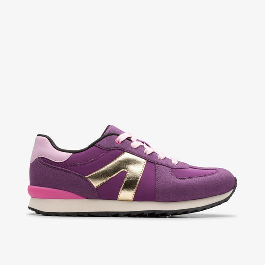 Jaspen Vibe Youth Purple | Clarks Onsale