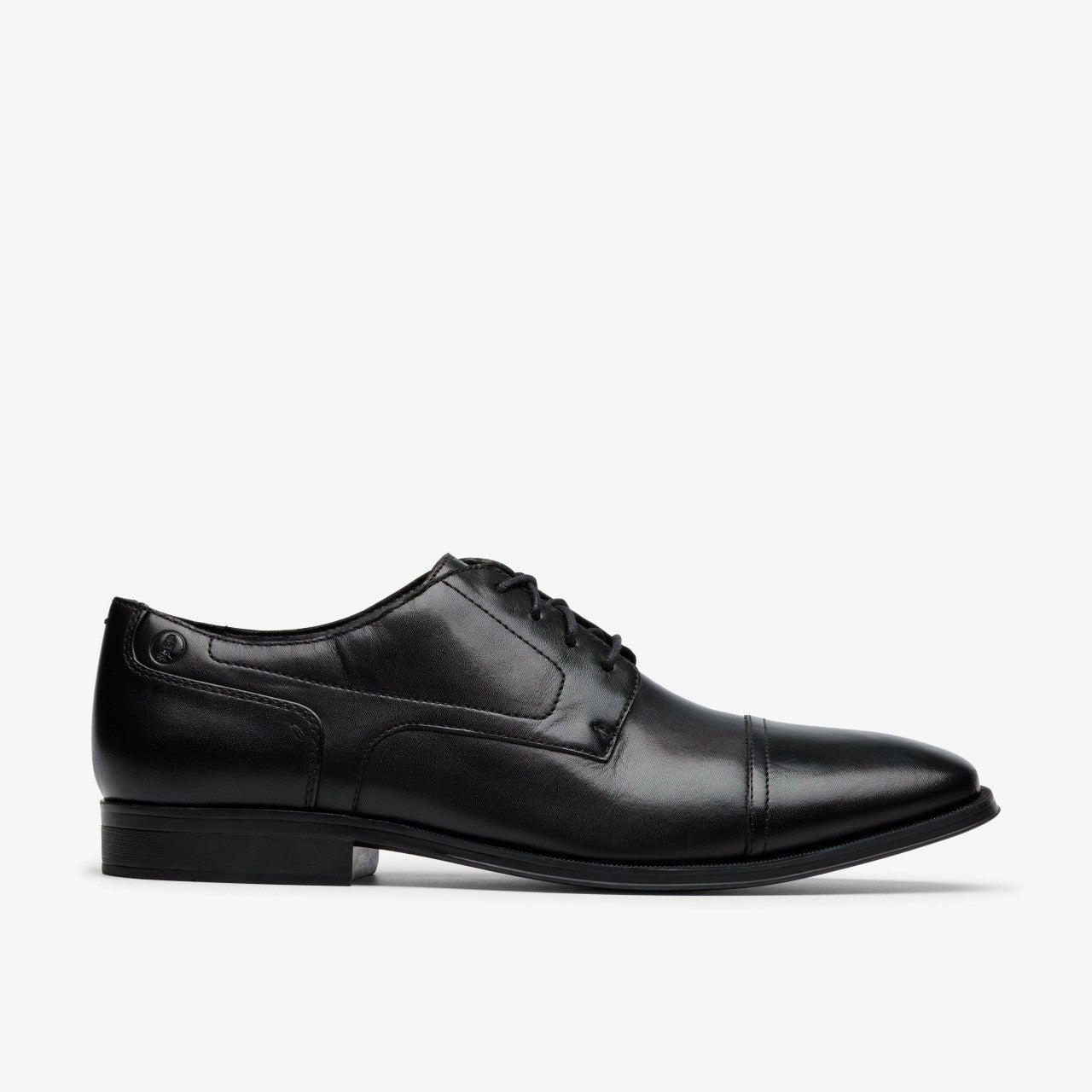 Paulton Cap Black Leather | Clarks For Sale