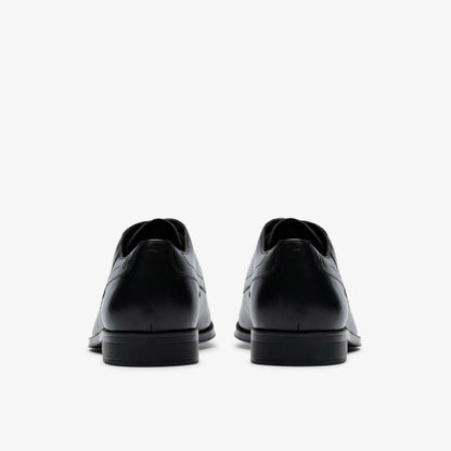 Paulton Cap Black Leather | Clarks For Sale