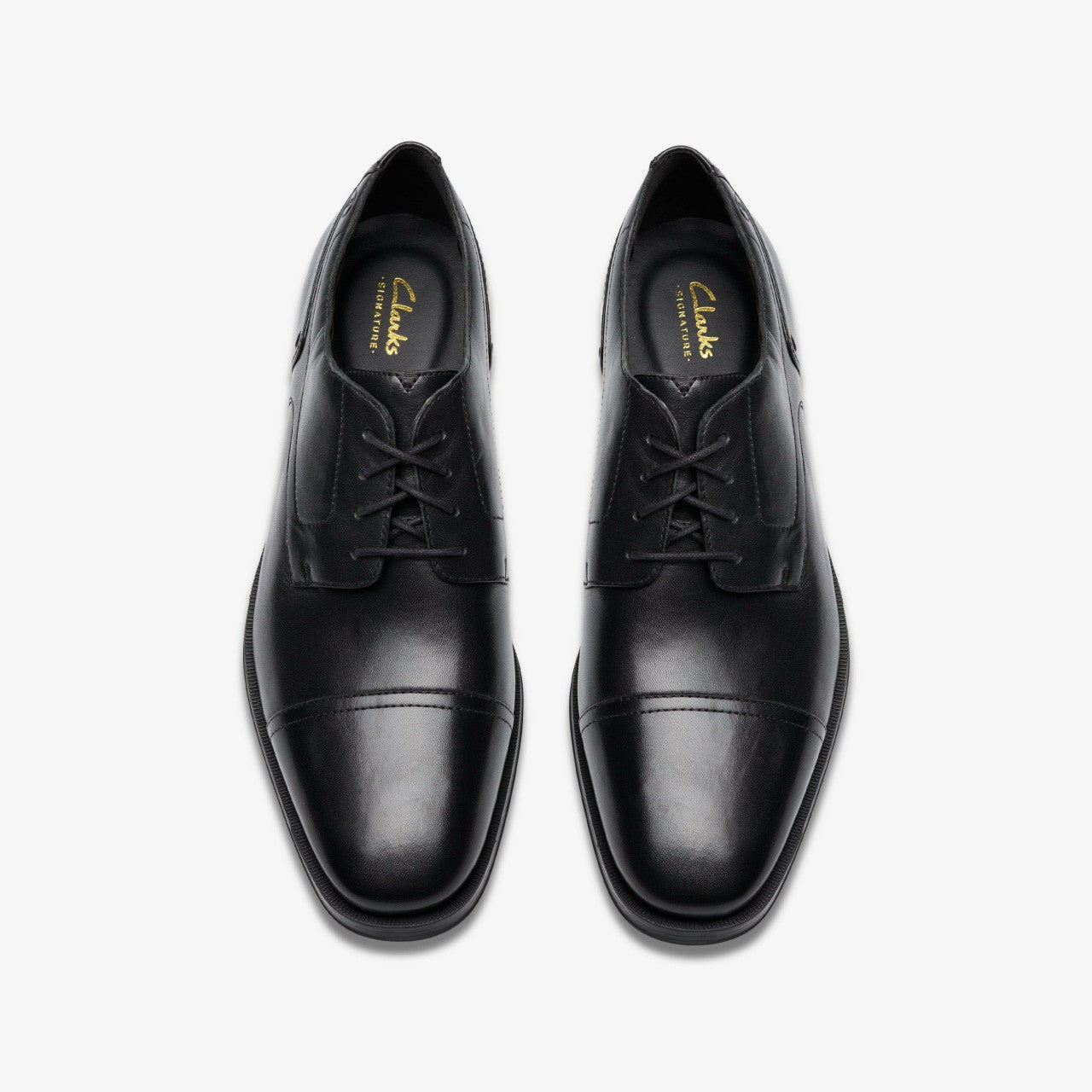 Paulton Cap Black Leather | Clarks For Sale