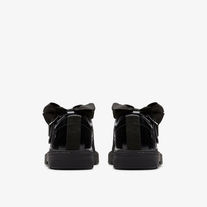 Lorcam Jane Kid Black Patent | Clarks Discount