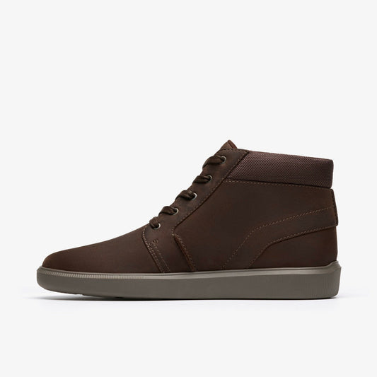 Brodin Mid Dark Brown Leather | Clarks Discount