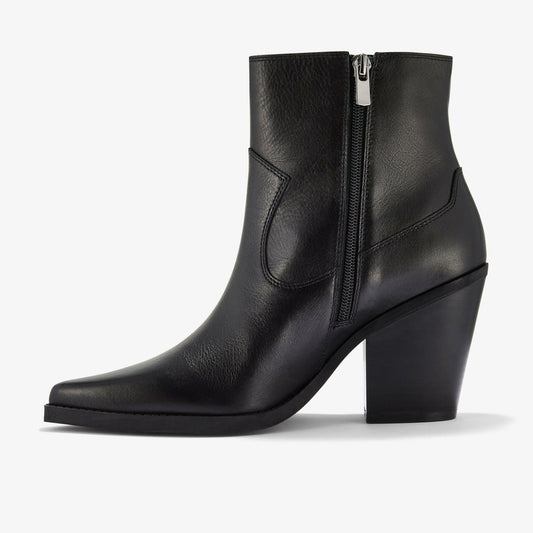 Kheda West Black Leather | Clarks Discount