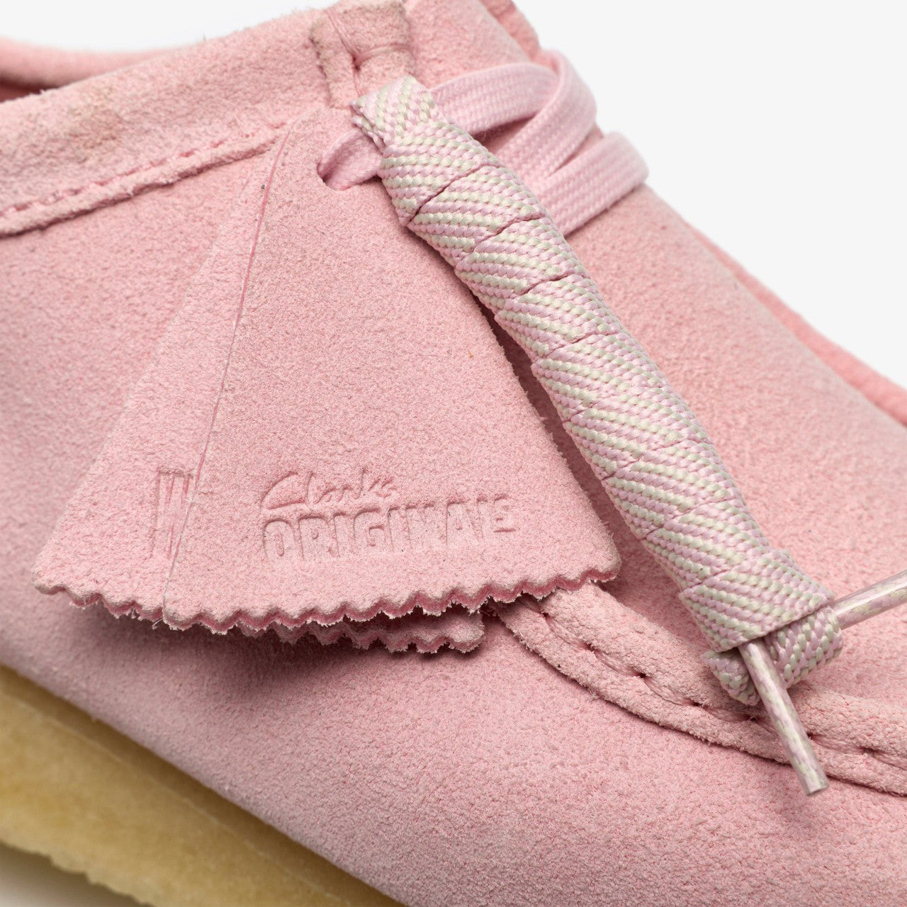 Wallabee Light Pink Suede | Clarks Onsale