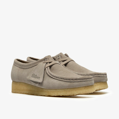 Wallabee Pale Grey Suede | Clarks For Sale